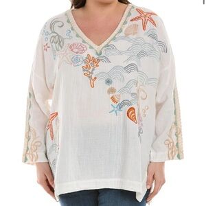 Johnny Was Myrtle Top Medium NWT